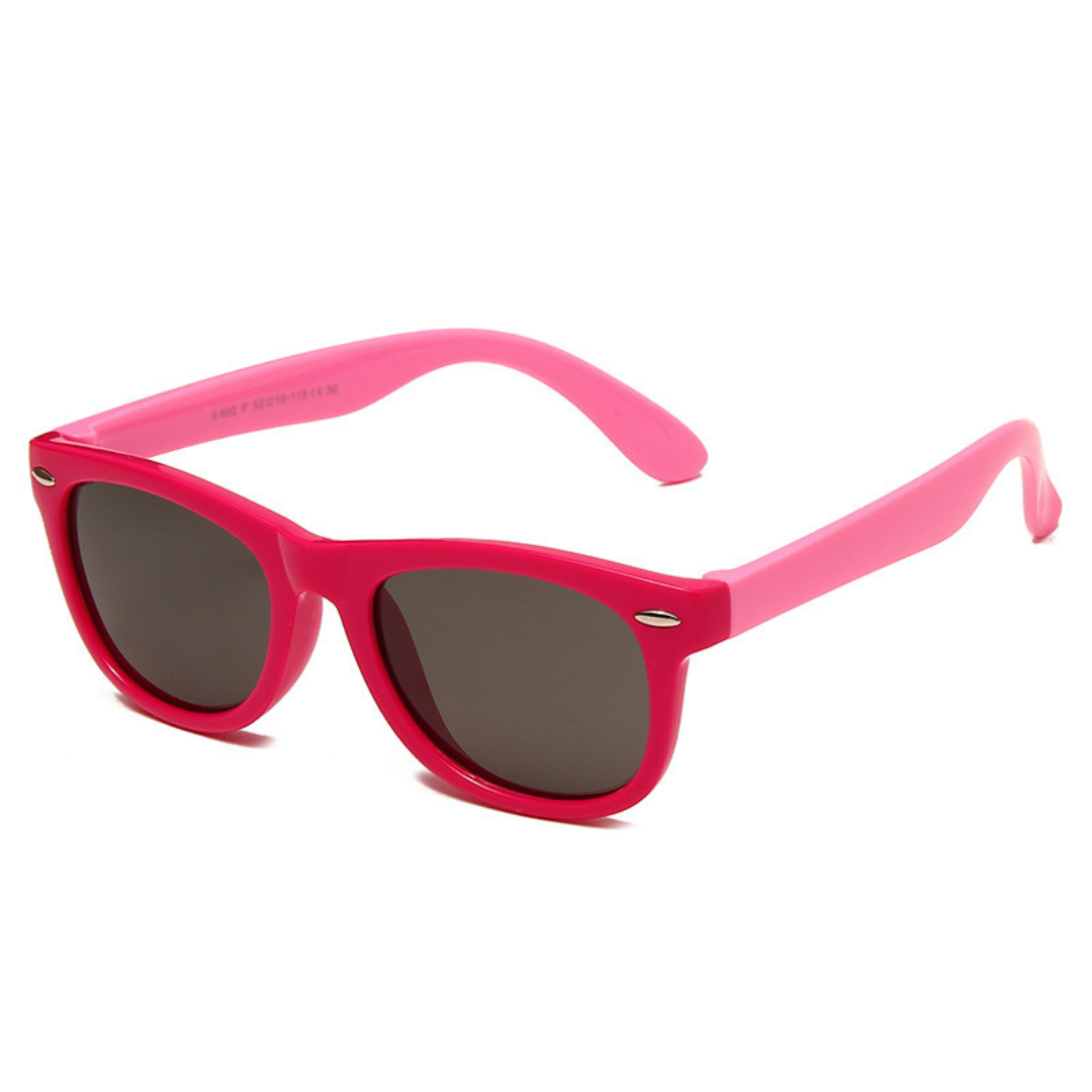 Kids flex sunglasses with flexible unbreakable frames