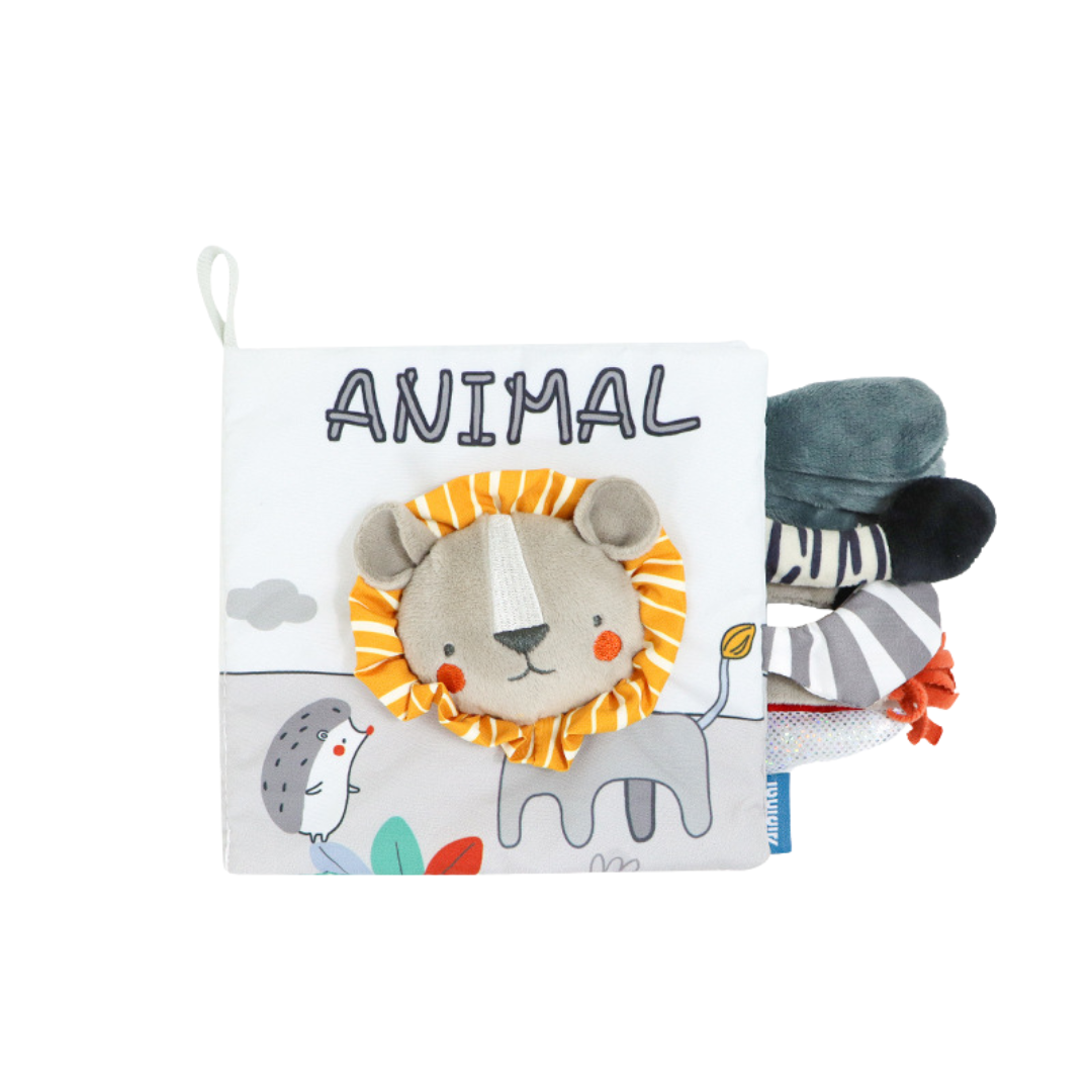 Sensory plush toy playbook for children