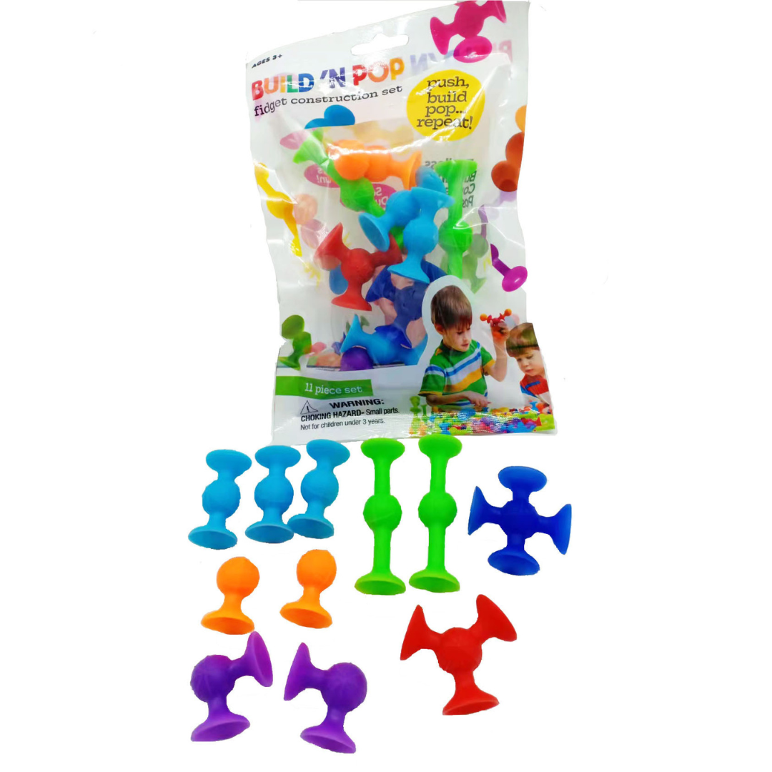 Educational suction cup letters and numbers toy