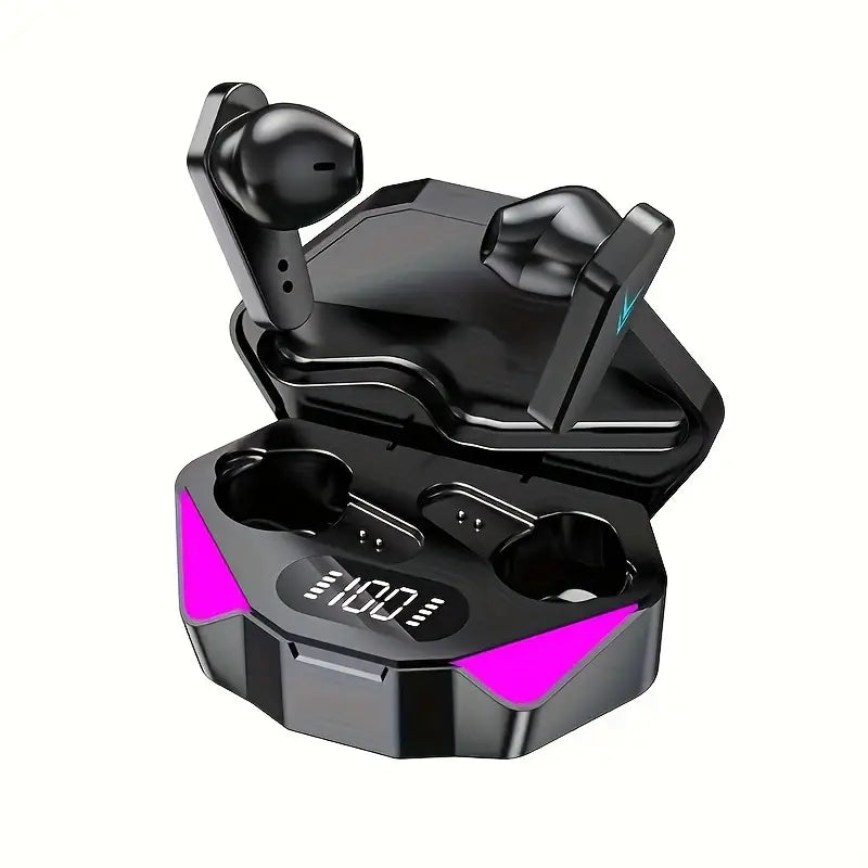 Airwatch TWS Gaming Earbuds – LED Display, Bluetooth 5.3, Deep Bass & Noise Cancelling Mic