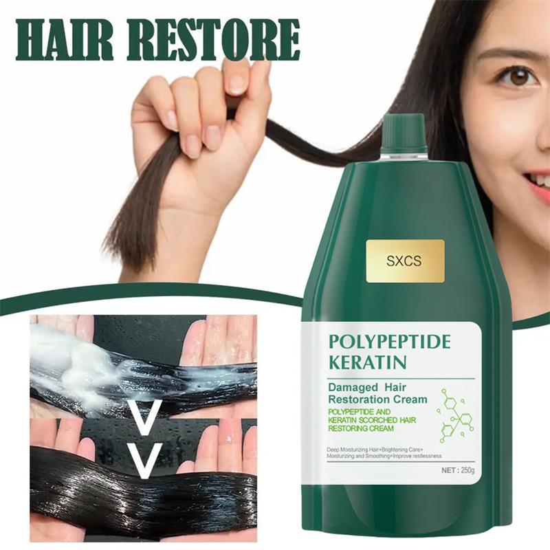 💕BUY MORE SAVE MORE💕 Polypeptide Keratin Hydrating Smoothing Hair Damage Repair Cream