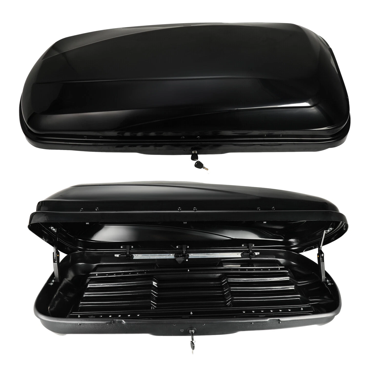 Car Roof Box – 320 Litre Lockable Hard Shell Roof Luggage Storage Carrier