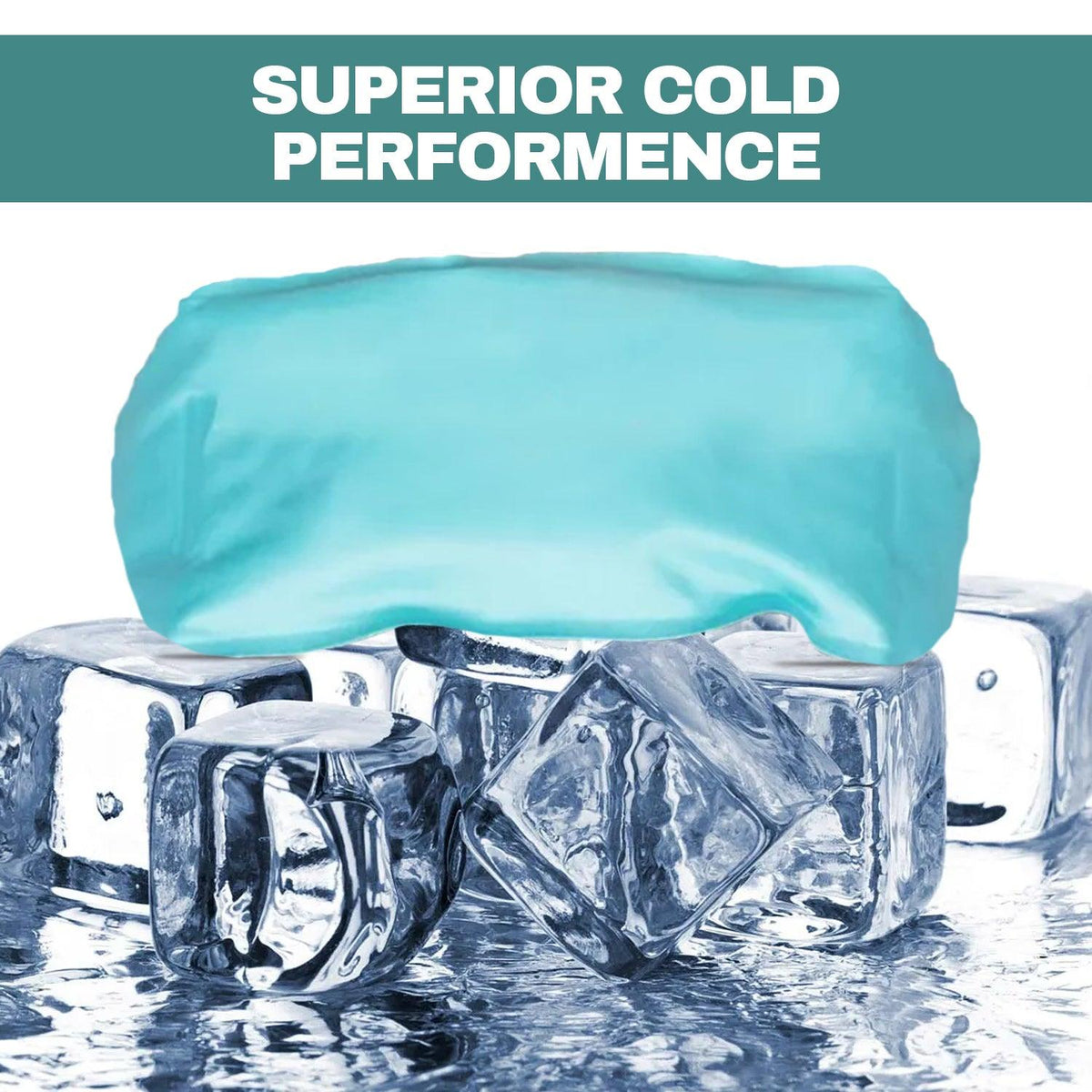 Migraine Ice Pack - Adjustable Head Wrap For Hot Cold Therapy