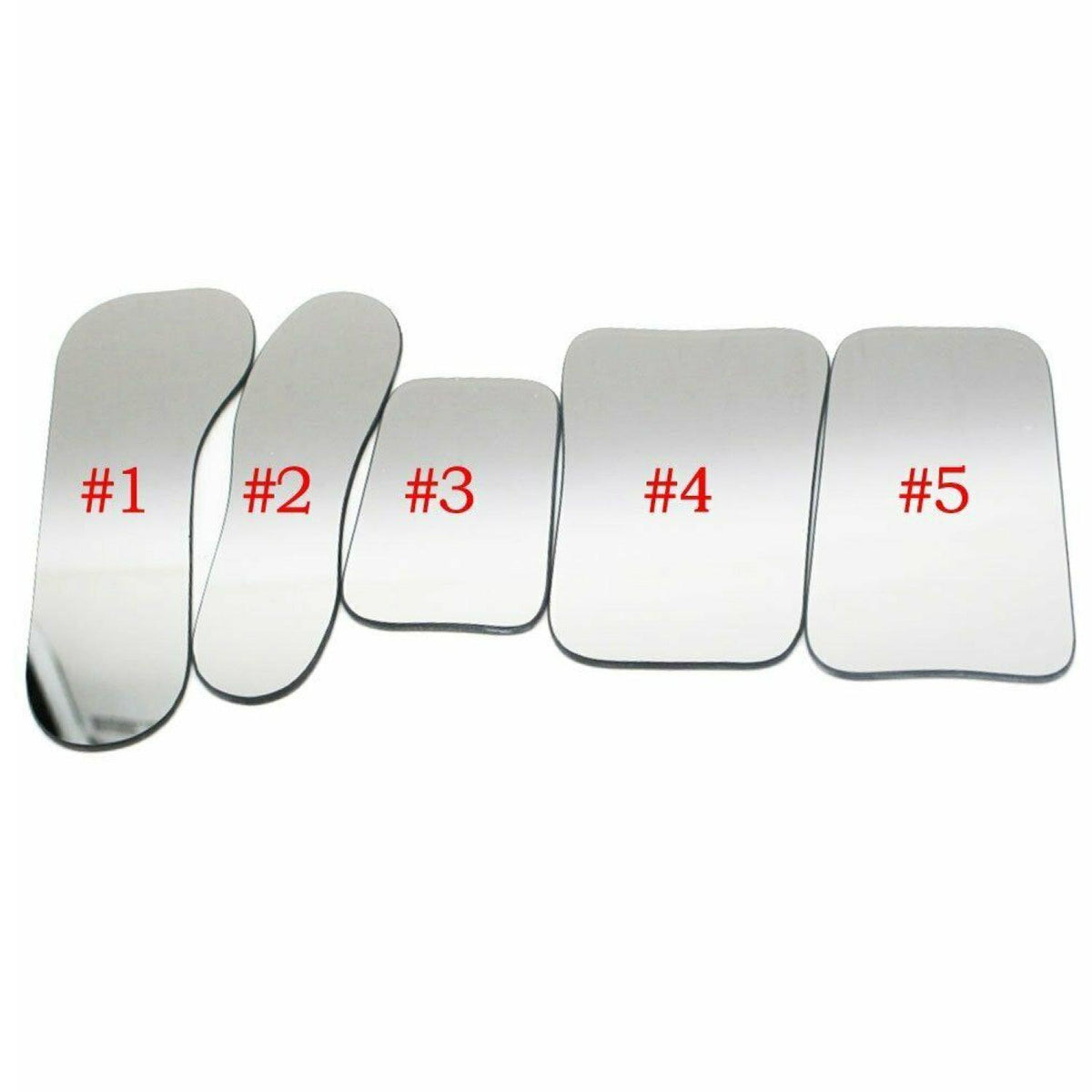 Dental Photography Mirrors - 5pcs Intra-Oral Mirror Dental Care Kits Oral Photographic Reflector Dental Orthodontic Intraoral Photographic