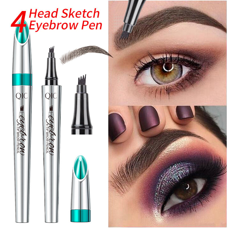 💥BUY 1 GET 1 FREE🎉High Quality 3D Waterproof Microblading Eyebrow Pen 4 Fork Tip Tattoo Pencil