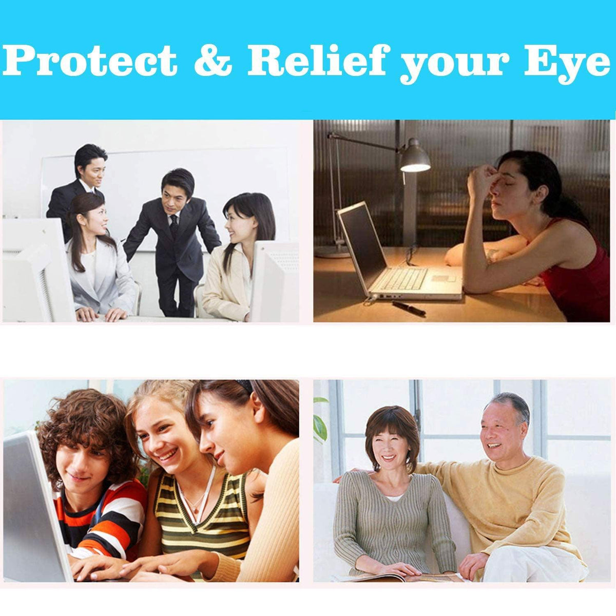Electric Eye Massager - Rechargeable Eye Therapy Mask with Hot Compress/Air Pressure/Bluetooth Music and 5 Working Modes