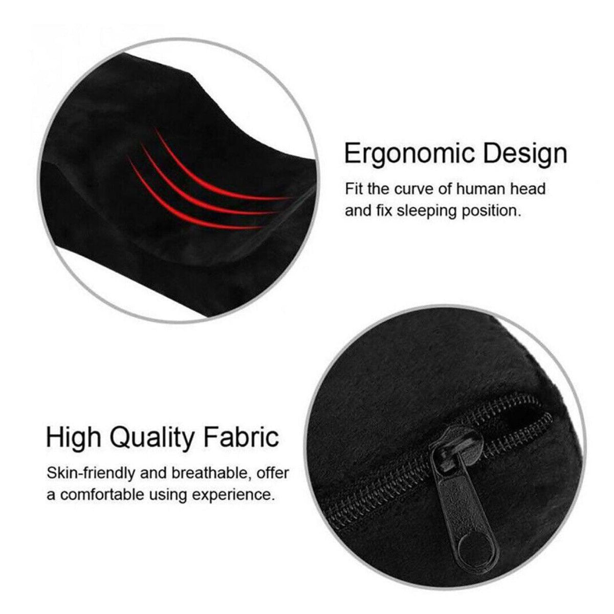 Eyelash Extension Pillow - U-shape Ergonomic Curve Pillow, Makeup Grafting Eyelash Pillow Neck Support Curve for Salon Home
