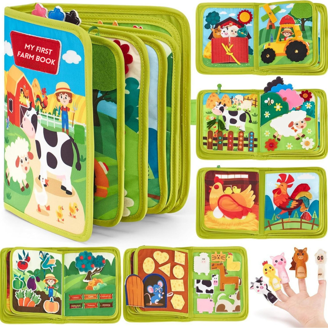 Educational Montessori Farm Story Book