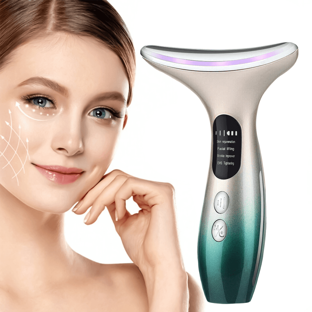 Cream for Wrinkles Neck - V Shaping Massager Electric Slim LIFT Double Chin Removal device