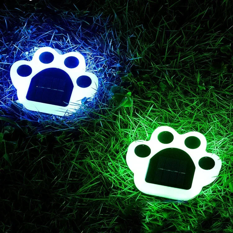 PawGlow Solar Garden Lights – Solar-Powered Paw Print Outdoor Lights