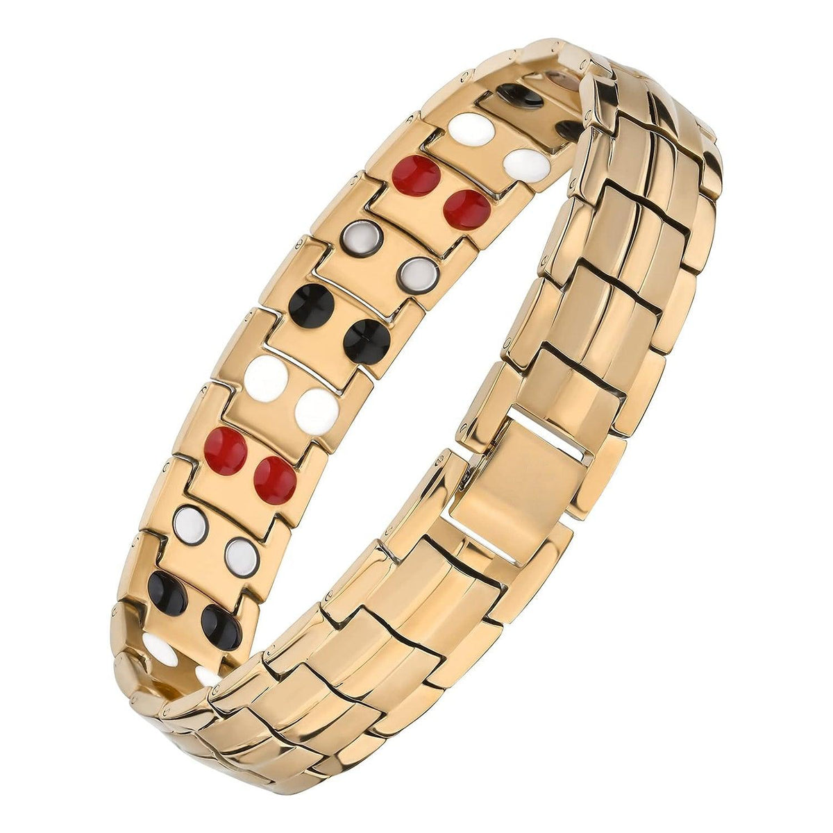 Magnetic Bracelet - Titanium Double Row Bio 4in1 Magnetic Bracelet | Arthritis Pain Relief