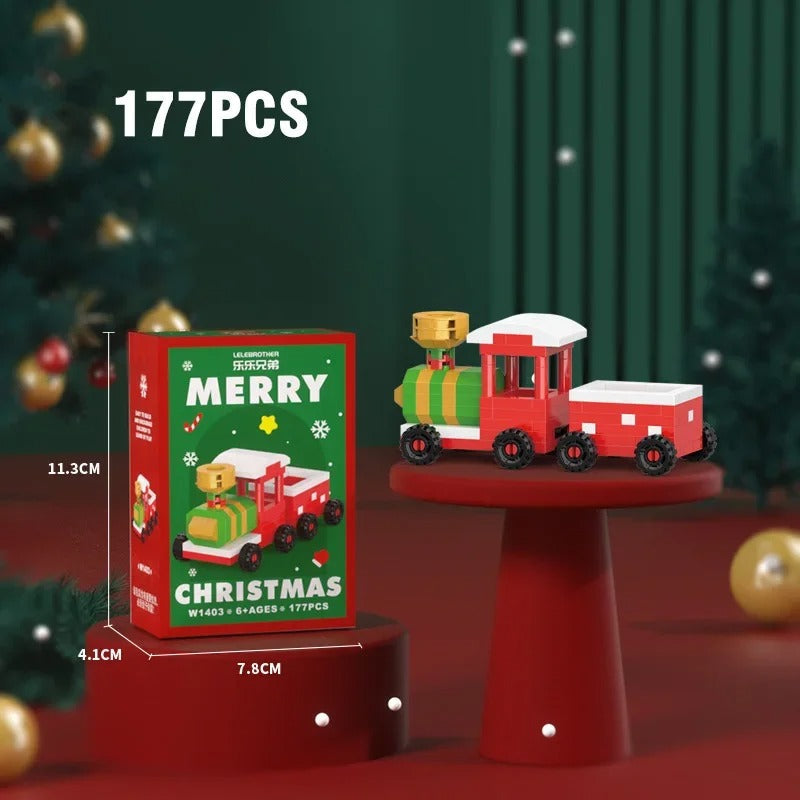 Building block Christmas figures – fun for the whole family