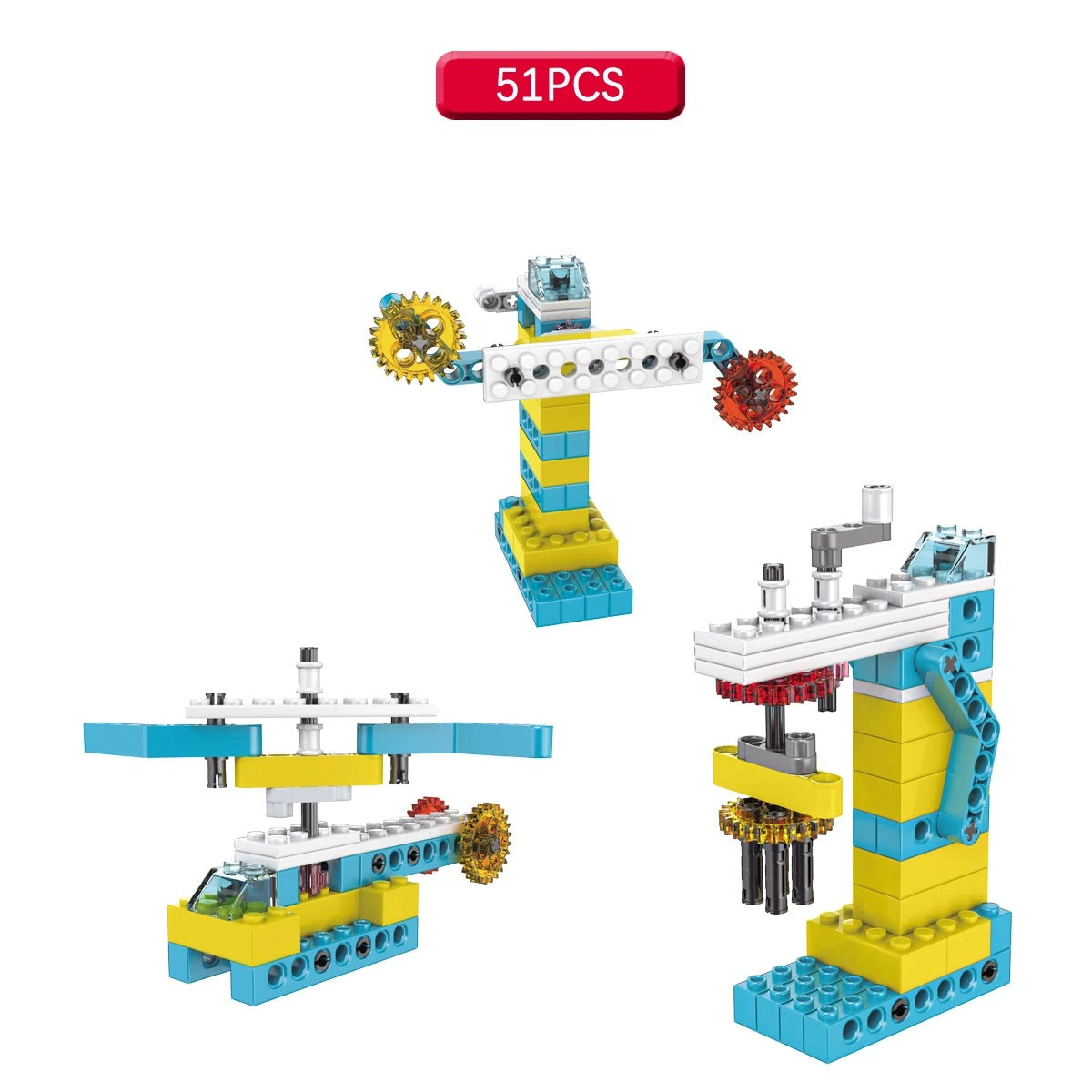 3in1 Science and Engineering Building Blocks Play Set