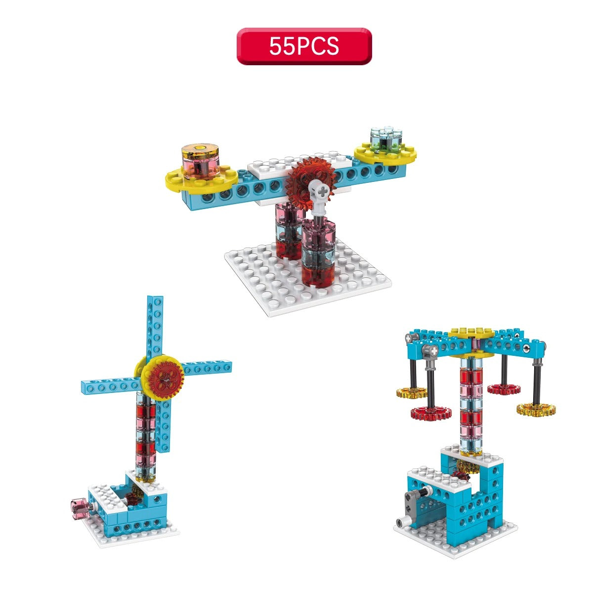 3in1 Science and Engineering Building Blocks Play Set