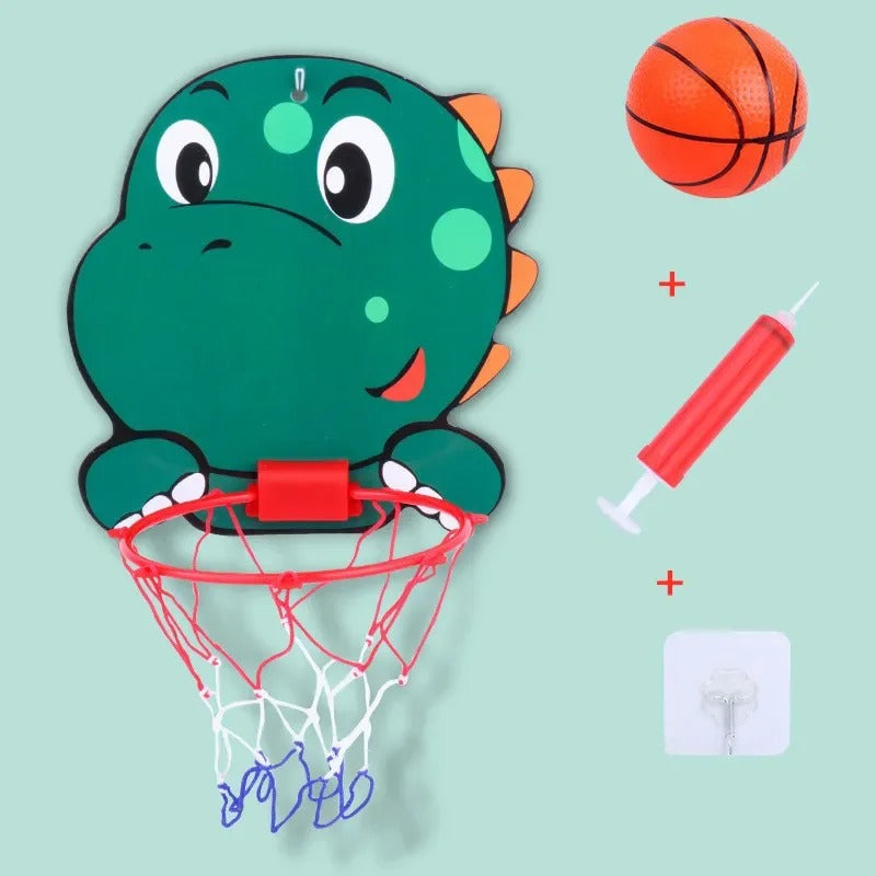 Cute animal basketball set for children