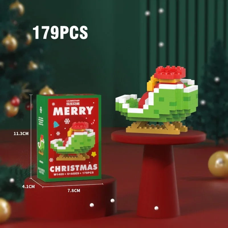 Building block Christmas figures – fun for the whole family