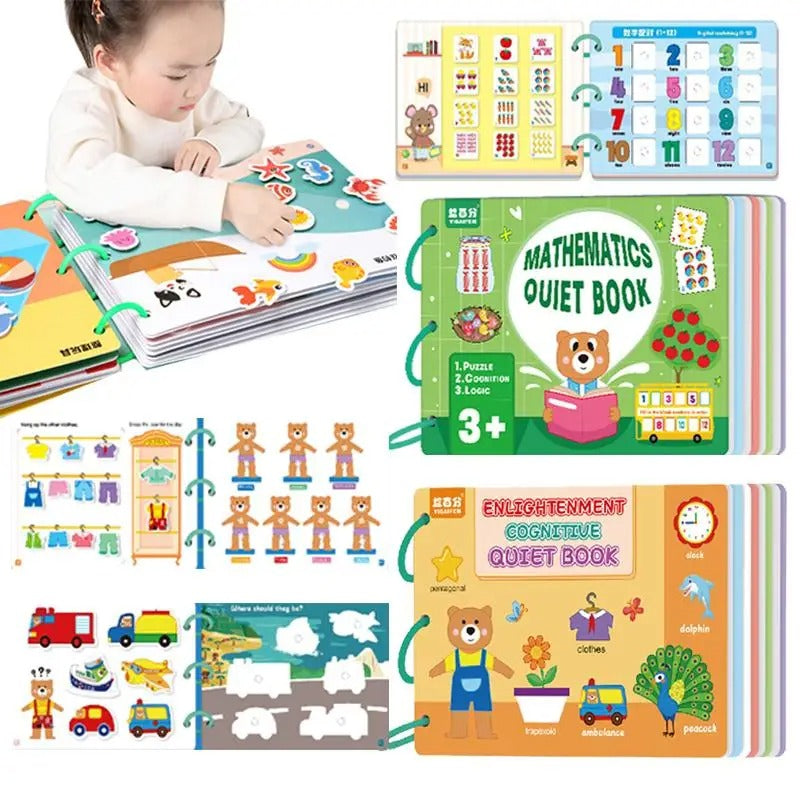 Cognitive Development Activity Book - Interactive Felt Book