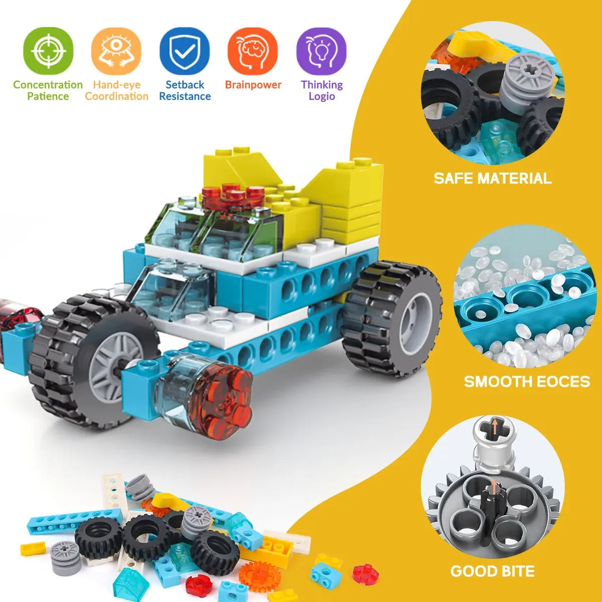 3in1 Science and Engineering Building Blocks Play Set