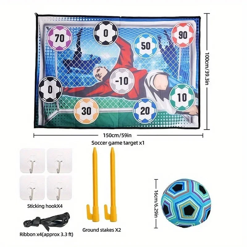 Safe football goal shooting wall for home use