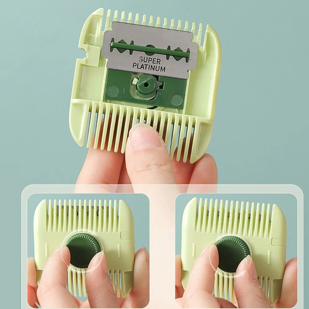 Child-friendly and gentle hair cutting comb