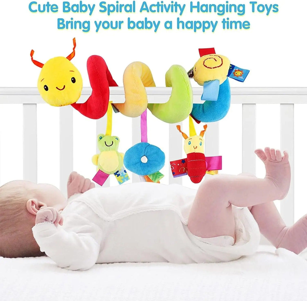 3in1 caterpillar rattle toy for home and on the go