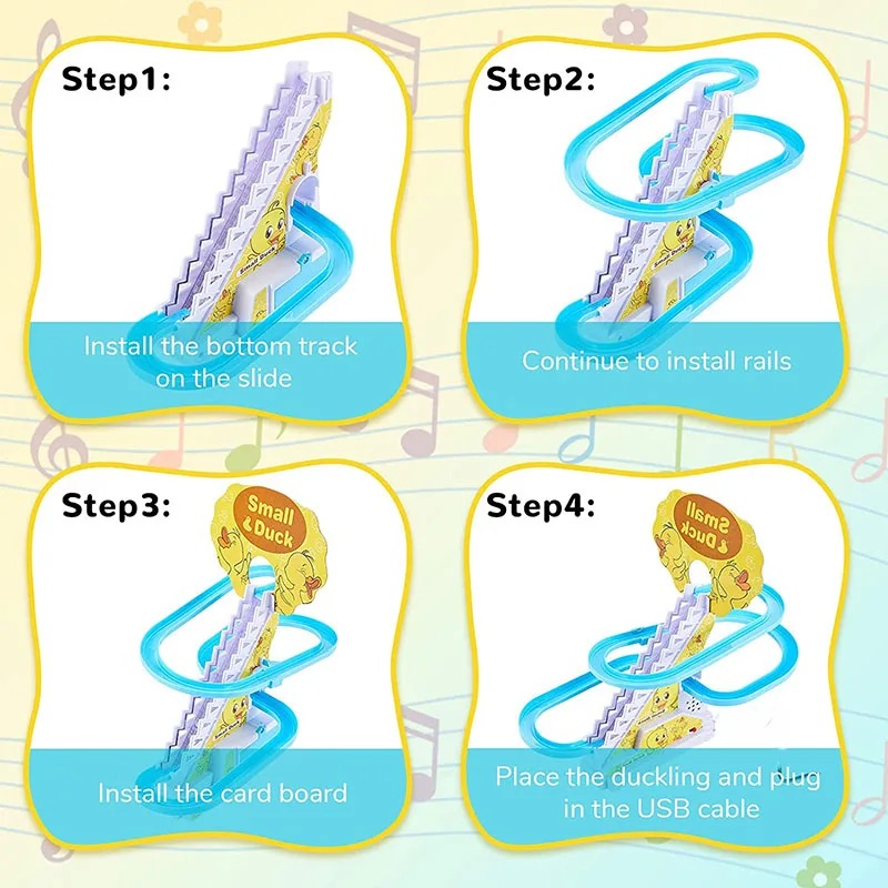 Duck Slide Roller Coaster Fun