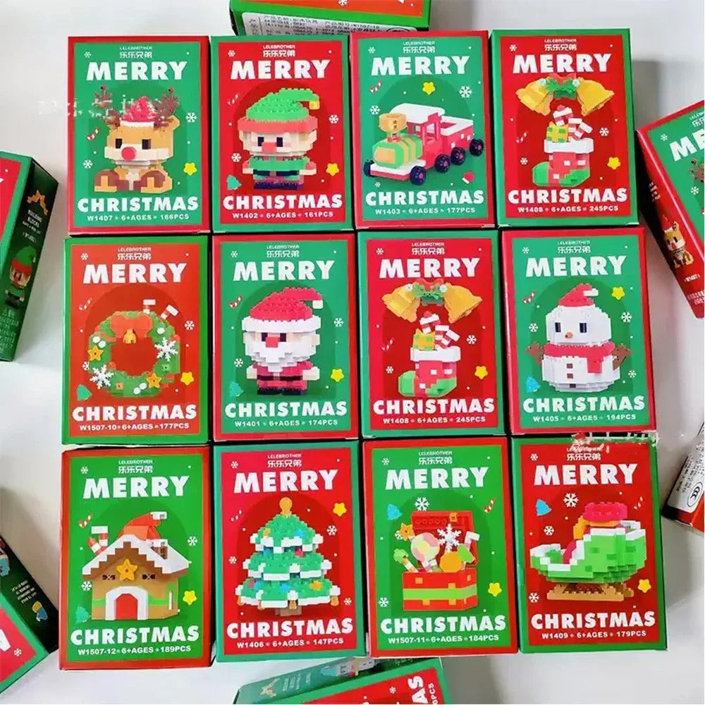 Building block Christmas figures – fun for the whole family