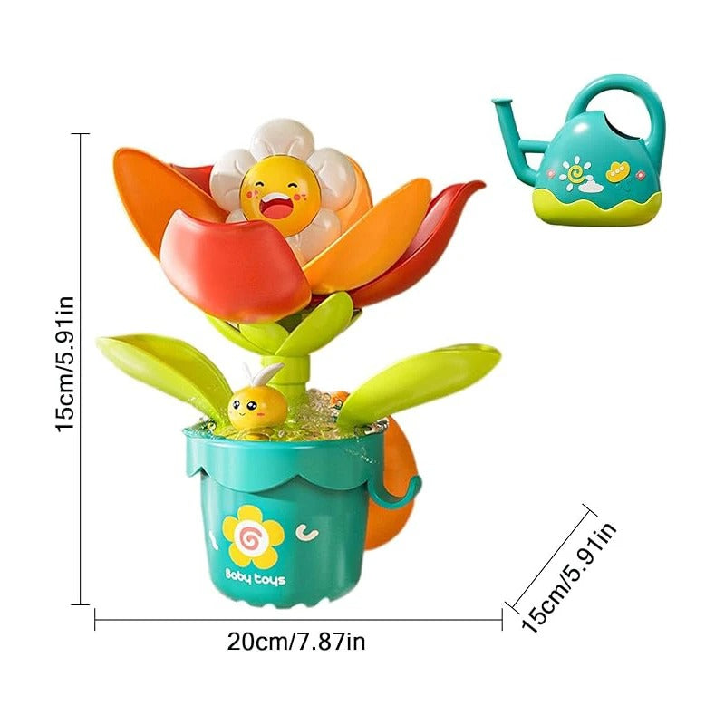 Flower Fun Bath Toy with Watering Can!
