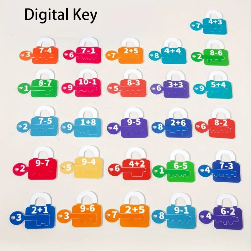 Letters and Maths Locks and Keys Educational Game