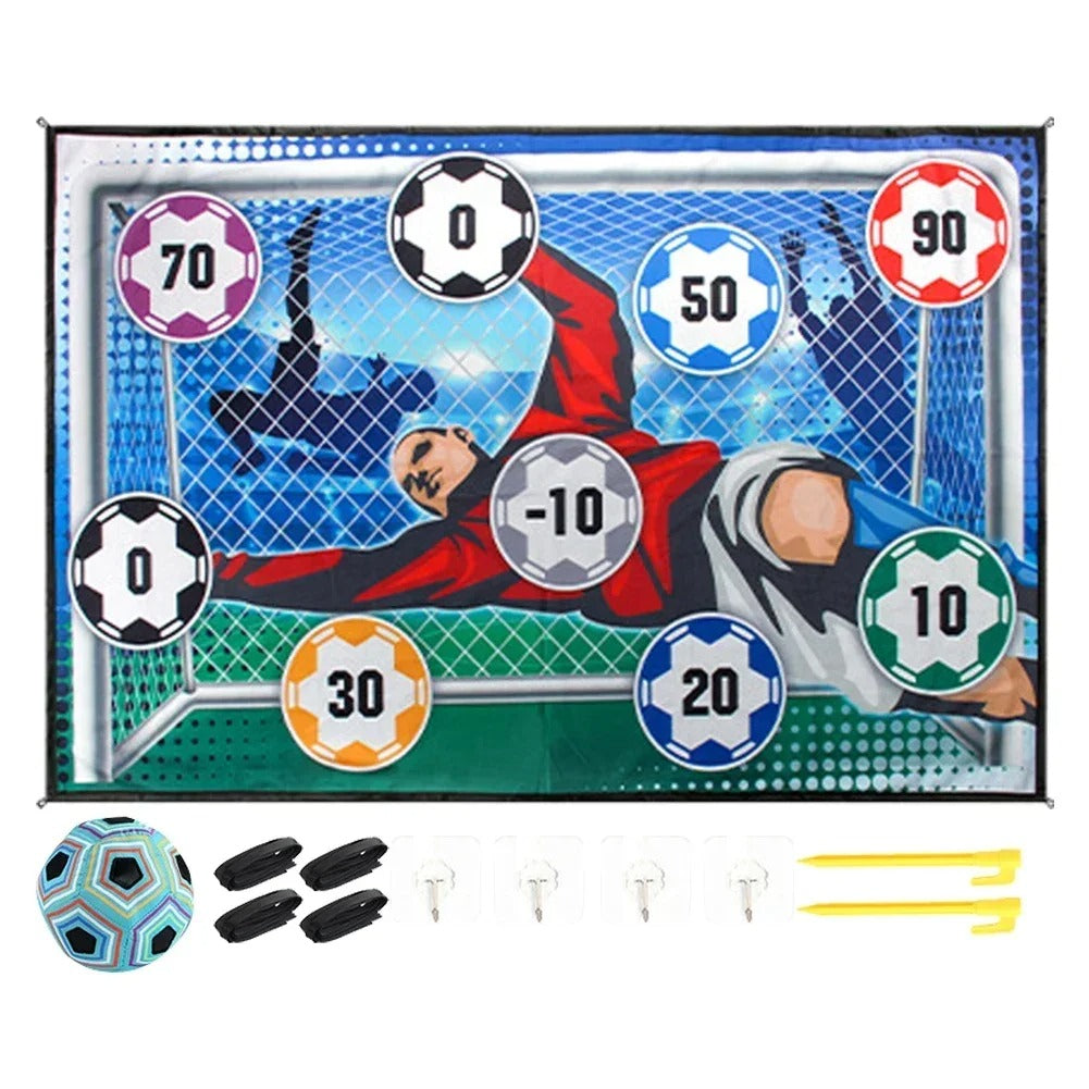 Safe football goal shooting wall for home use