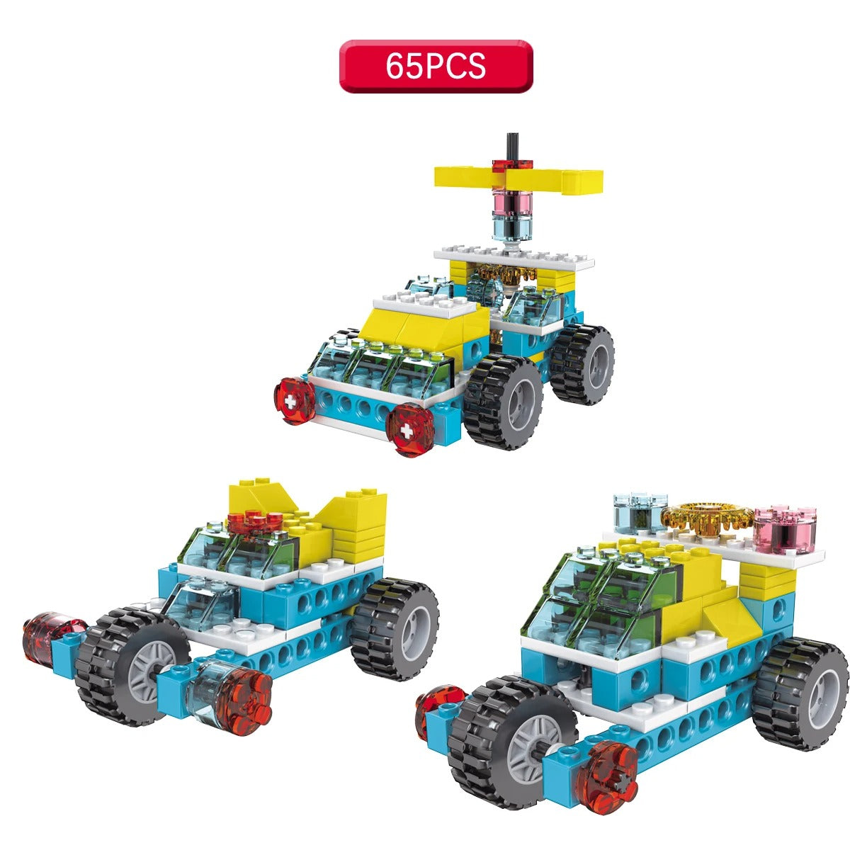 3in1 Science and Engineering Building Blocks Play Set