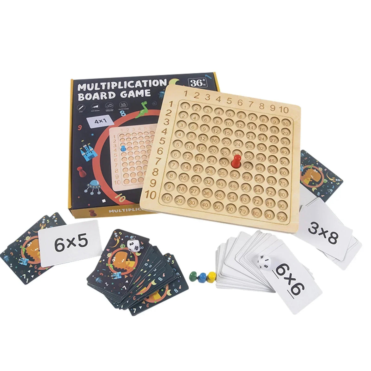 1x1 Math Learning Game - Arithmetic Made Easy!