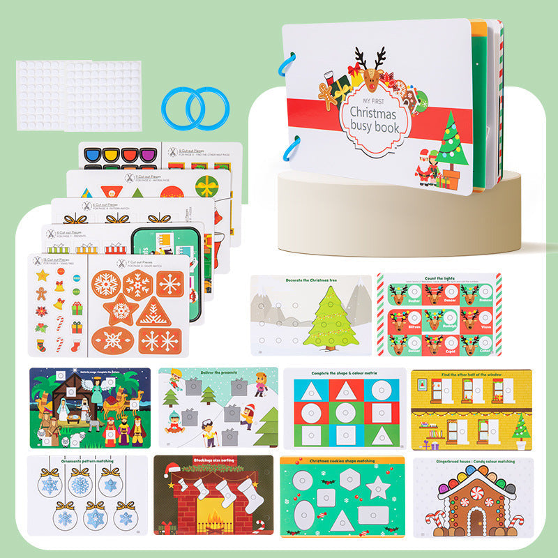 Montessori Christmas Busy Book