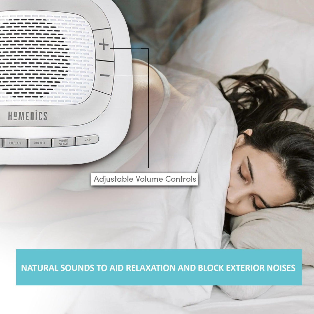 Nature Sounds Sleep - 6 White Noise Therapy Sound Sleep Soothing Relax Machine