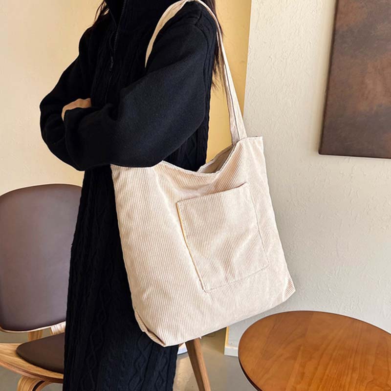 Women's Soft Large-Capacity Shoulder Bag with Pocket❤️‍🔥