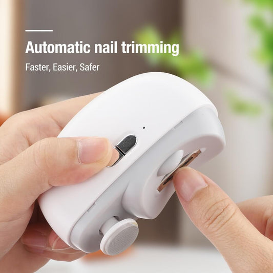 3-in-1 Automatic Electric Nail Clipper with Polishing