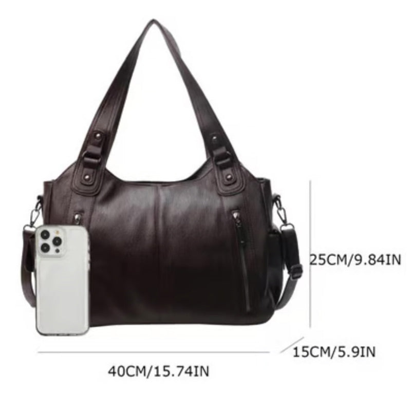 Punk Style Studded Embellished Tote Bag
