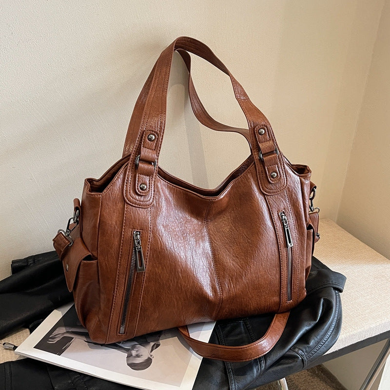 Punk Style Studded Embellished Tote Bag