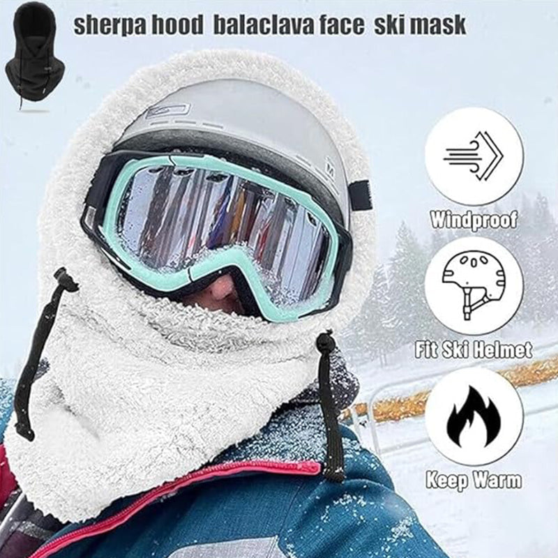 🔥Early Winter Discount-50% OFF⏰Unisex Warm Ski Hooded Scarf ☃️☃️