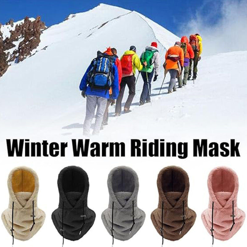 🔥Early Winter Discount-50% OFF⏰Unisex Warm Ski Hooded Scarf ☃️☃️