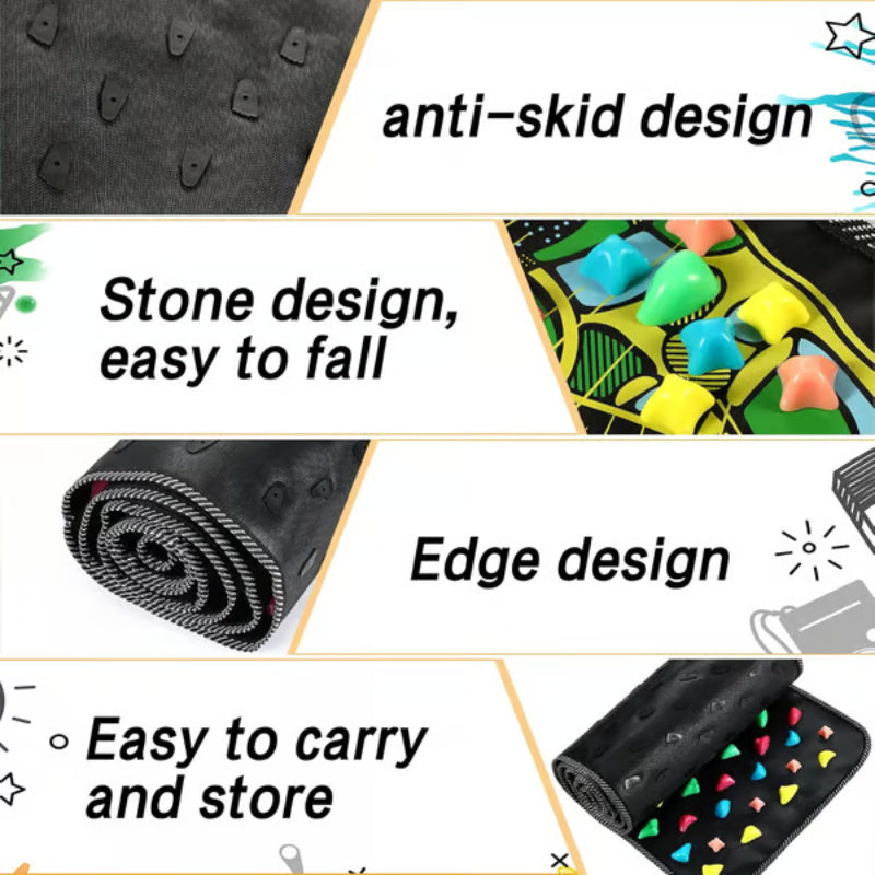 Comfortable Acupressure Foot Massage Mat for Relaxation