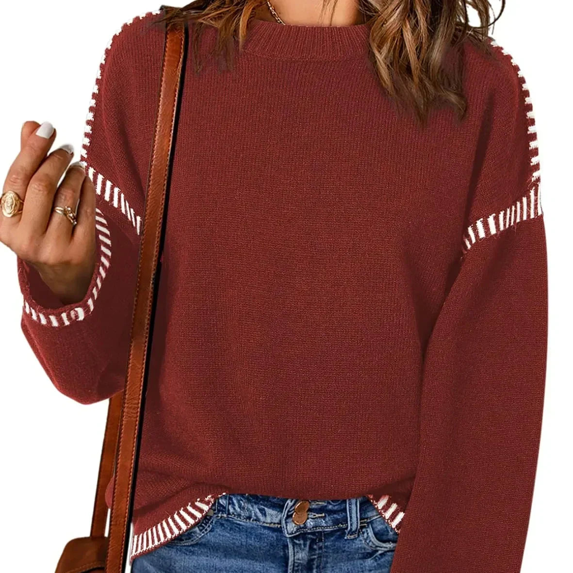 ✨New product discounts 50% OFF✨Women's Casual Knit Pullover Sweater