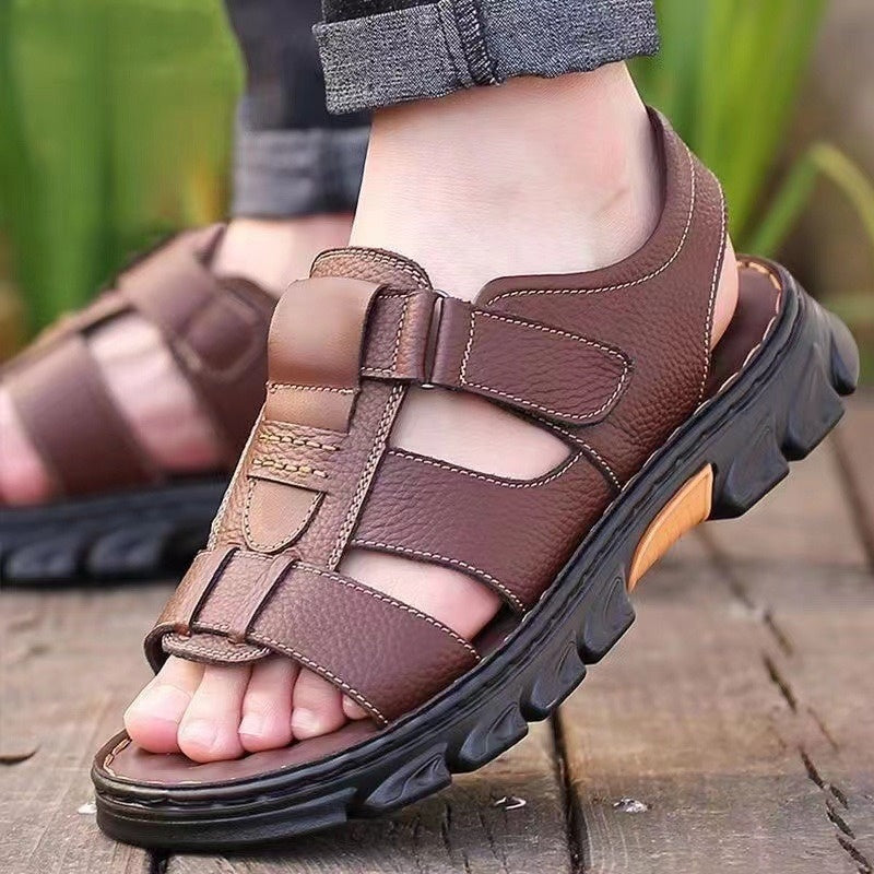 Men's Summer Breathable Sandals with Adjustable Strap