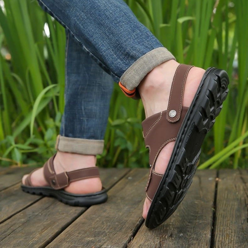 Men's Summer Breathable Sandals with Adjustable Strap