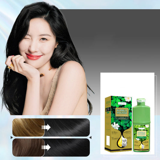 Long-Lasting Plant-Based Foam Hair Dye