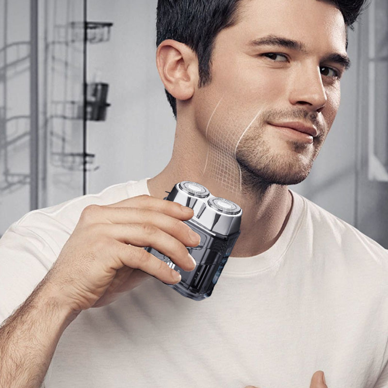 Transparent Mini Electric Shaver - IPX7 Waterproof