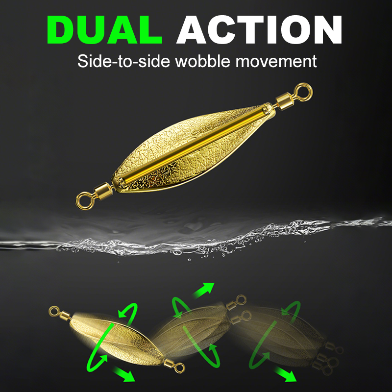 360° Rotation Fishing Lure with Sharp Feather Hook