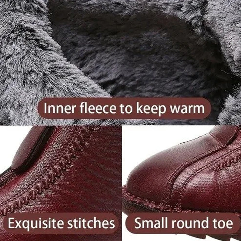 👢 50% OFF LIMITED TIME! ✨ Women's Winter Ankle Boots - Thermal Insulated & Water-Resistant with Side Zipper for Easy On/Off ❄️🛍️
