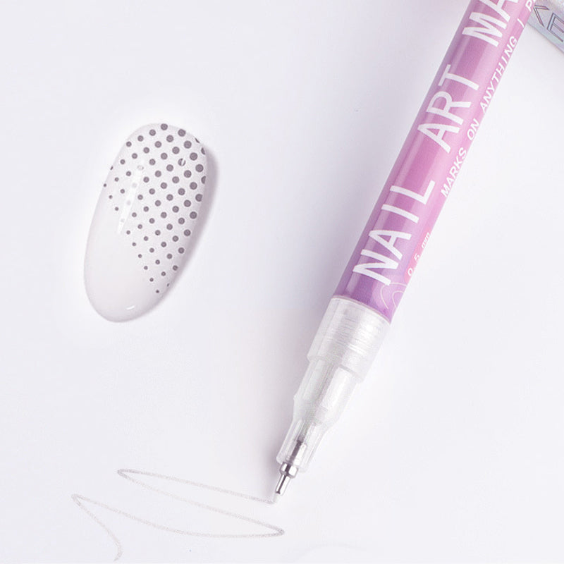 💥 BUY 2 GET 1 FREE! 🎁 50% OFF ⏳ 12 Colors Nail Art Pens Set – Create Beautiful & Precise Designs ✨