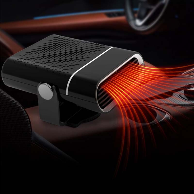 🚗🔥 2-in-1 Portable Car Heater & Fan - 360° Rotation, Quick Defrost, Heating & Cooling, Ultra-Quiet & Lightweight for All Seasons!
